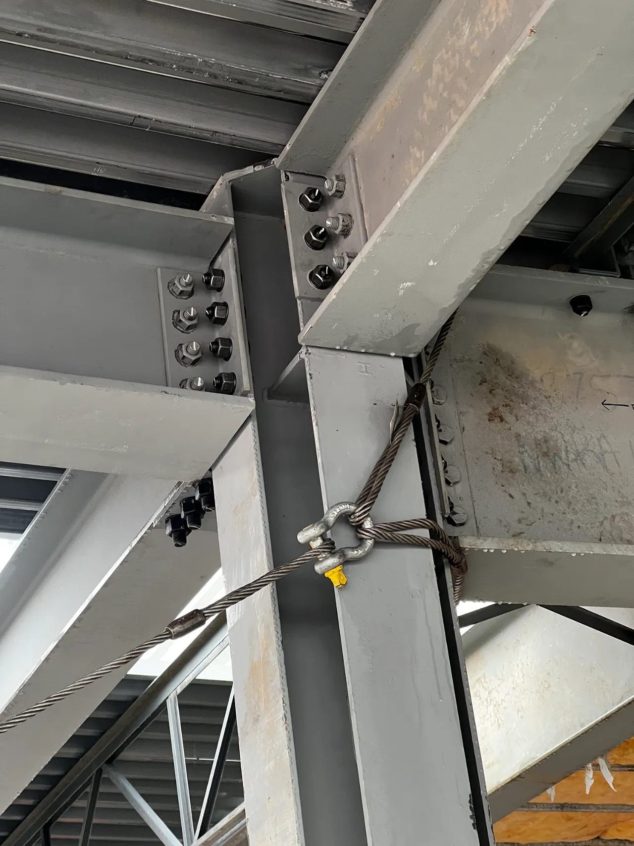 Structural steel installation – Northwest Regional Airport in Terrace